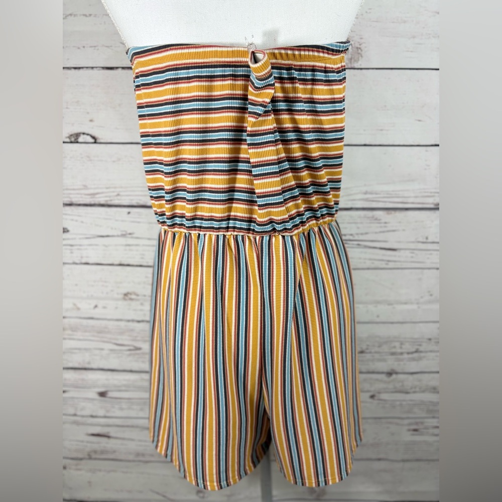 Wild Fable Multicolored Tube Top Strapless Romper in Size XL - Picture 11 of 11